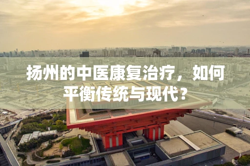 扬州的中医康复治疗，如何平衡传统与现代？