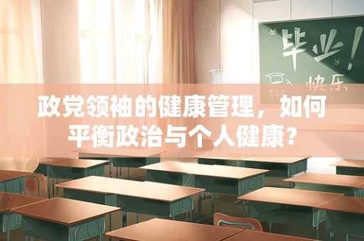 政党领袖的健康管理，如何平衡政治与个人健康？