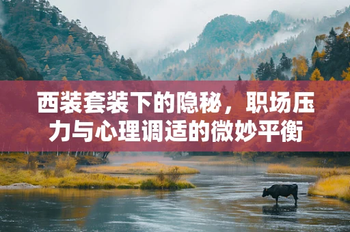 西装套装下的隐秘，职场压力与心理调适的微妙平衡