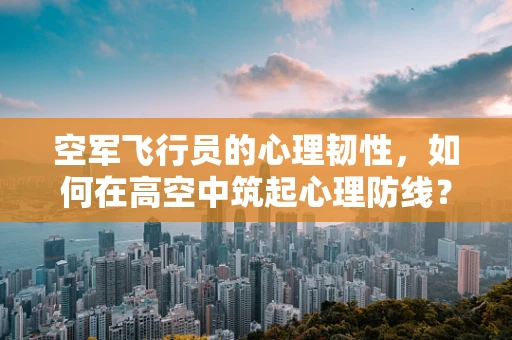 空军飞行员的心理韧性，如何在高空中筑起心理防线？