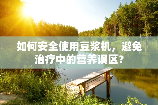 如何安全使用豆浆机，避免治疗中的营养误区？