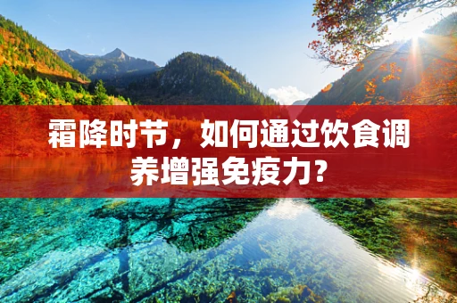 霜降时节，如何通过饮食调养增强免疫力？