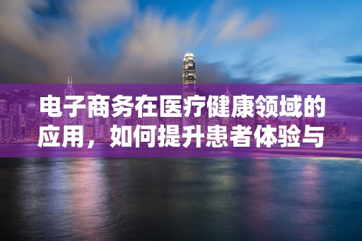 电子商务在医疗健康领域的应用，如何提升患者体验与治疗效率？