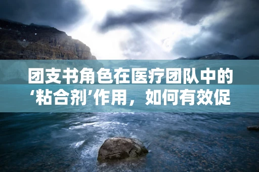 团支书角色在医疗团队中的‘粘合剂’作用，如何有效促进团队协作？