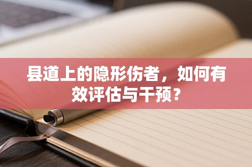 县道上的隐形伤者，如何有效评估与干预？