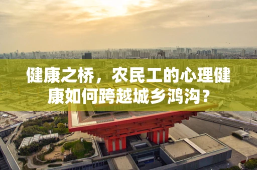 健康之桥，农民工的心理健康如何跨越城乡鸿沟？