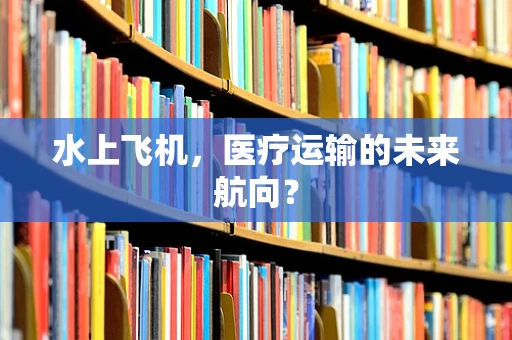 水上飞机，医疗运输的未来航向？