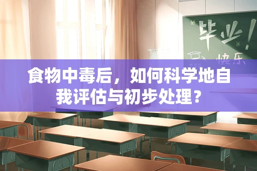 食物中毒后，如何科学地自我评估与初步处理？