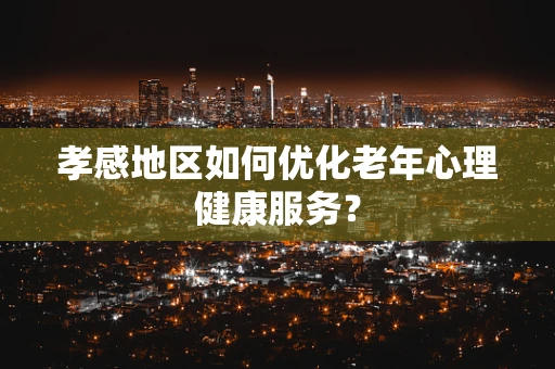 孝感地区如何优化老年心理健康服务？