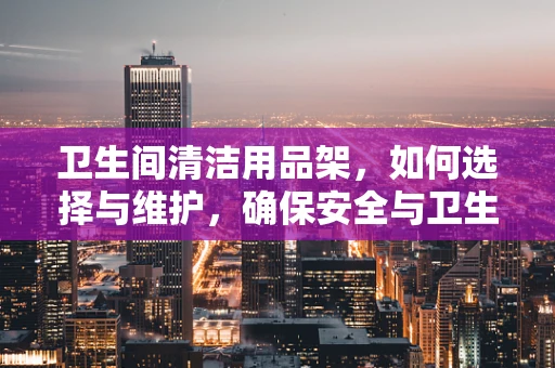 卫生间清洁用品架，如何选择与维护，确保安全与卫生？