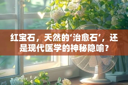红宝石，天然的‘治愈石’，还是现代医学的神秘隐喻？