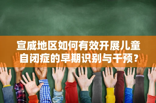 宣威地区如何有效开展儿童自闭症的早期识别与干预？