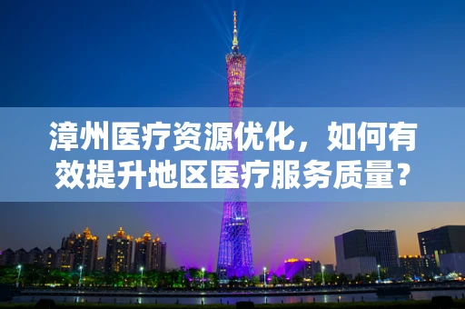 漳州医疗资源优化，如何有效提升地区医疗服务质量？
