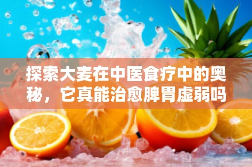 探索大麦在中医食疗中的奥秘，它真能治愈脾胃虚弱吗？