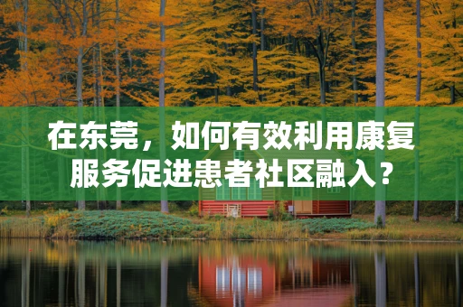 在东莞，如何有效利用康复服务促进患者社区融入？