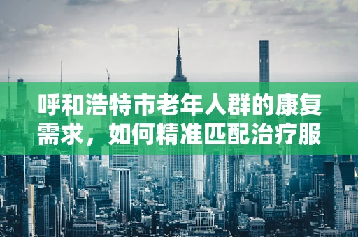 呼和浩特市老年人群的康复需求，如何精准匹配治疗服务？