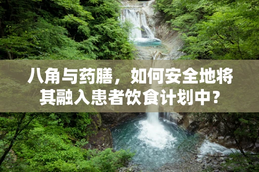 八角与药膳，如何安全地将其融入患者饮食计划中？