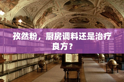 孜然粉，厨房调料还是治疗良方？