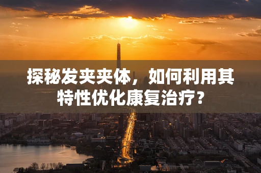 探秘发夹夹体，如何利用其特性优化康复治疗？