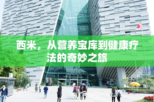 西米，从营养宝库到健康疗法的奇妙之旅