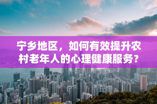 宁乡地区，如何有效提升农村老年人的心理健康服务？