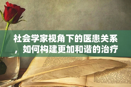 社会学家视角下的医患关系，如何构建更加和谐的治疗环境？