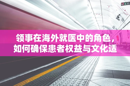 领事在海外就医中的角色，如何确保患者权益与文化适应？