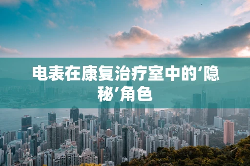 电表在康复治疗室中的‘隐秘’角色