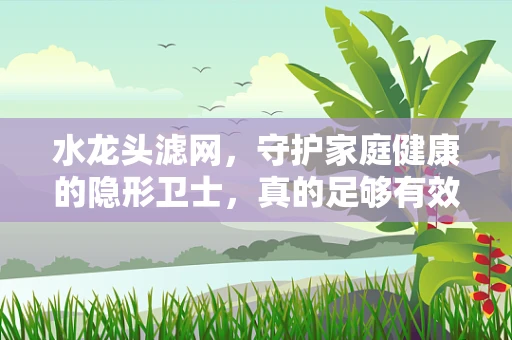 水龙头滤网，守护家庭健康的隐形卫士，真的足够有效吗？