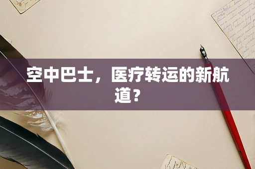 空中巴士，医疗转运的新航道？