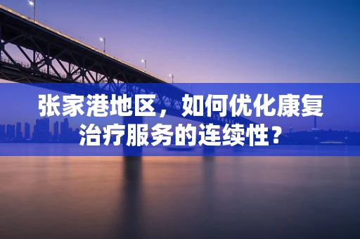 张家港地区，如何优化康复治疗服务的连续性？