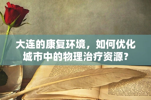 大连的康复环境，如何优化城市中的物理治疗资源？