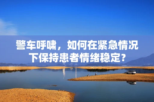 警车呼啸，如何在紧急情况下保持患者情绪稳定？
