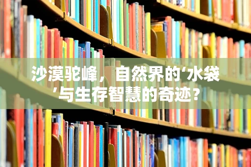 沙漠驼峰，自然界的‘水袋’与生存智慧的奇迹？