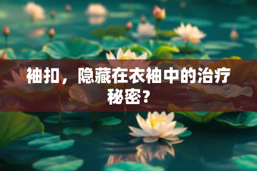 袖扣，隐藏在衣袖中的治疗秘密？