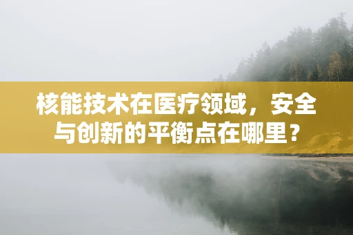 核能技术在医疗领域，安全与创新的平衡点在哪里？