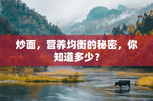 炒面，营养均衡的秘密，你知道多少？