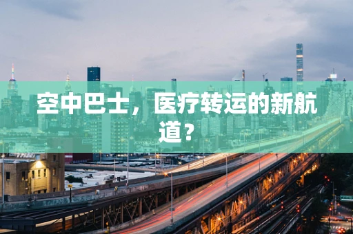 空中巴士，医疗转运的新航道？