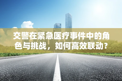 交警在紧急医疗事件中的角色与挑战，如何高效联动？
