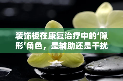 装饰板在康复治疗中的‘隐形’角色，是辅助还是干扰？