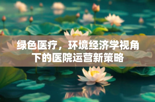 绿色医疗，环境经济学视角下的医院运营新策略