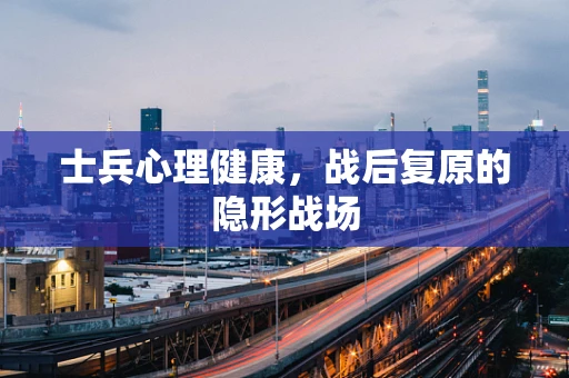 士兵心理健康，战后复原的隐形战场