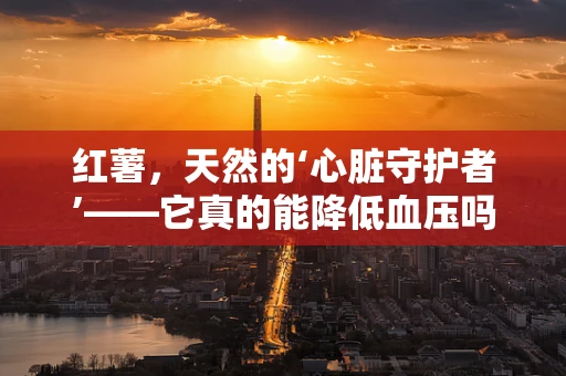 红薯，天然的‘心脏守护者’——它真的能降低血压吗？