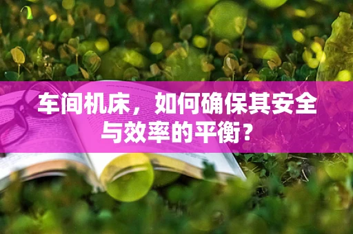 车间机床，如何确保其安全与效率的平衡？