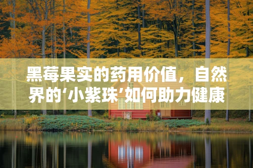 黑莓果实的药用价值，自然界的‘小紫珠’如何助力健康？