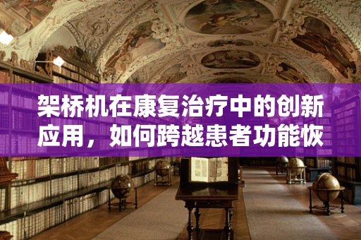架桥机在康复治疗中的创新应用，如何跨越患者功能恢复的障碍？