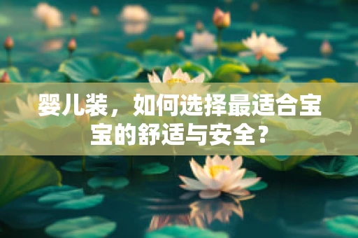 婴儿装，如何选择最适合宝宝的舒适与安全？
