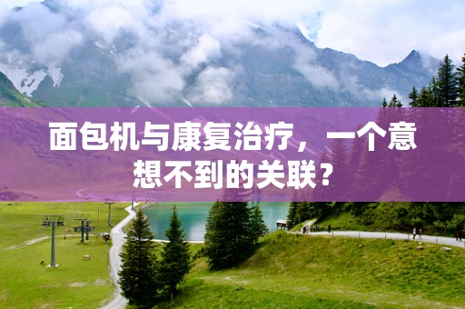 面包机与康复治疗，一个意想不到的关联？