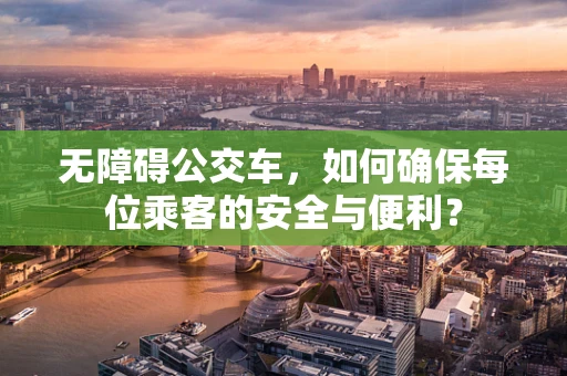 无障碍公交车，如何确保每位乘客的安全与便利？