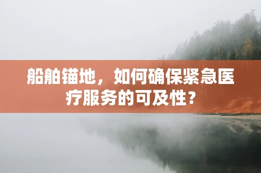 船舶锚地，如何确保紧急医疗服务的可及性？